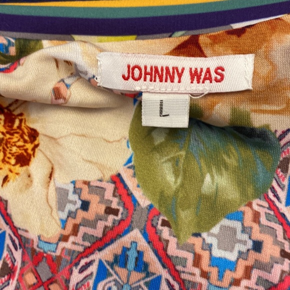 Johnny Was wrap dress - Picture 7 of 7